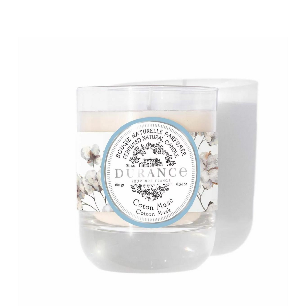 Durance Perfumed natural candle Cotton Musk 180 gr