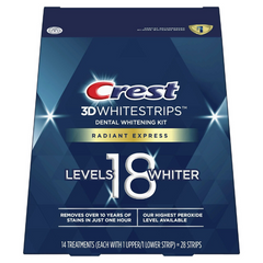 Crest 3DWhitestrips Professional Effects Teeth Whitening Strips Level 18 – 20 Treatments – 40 Strips