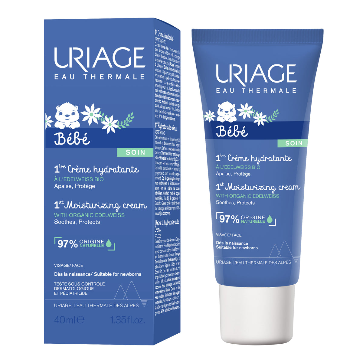 Uriage Baby 1st Moisturize Cream Packaging