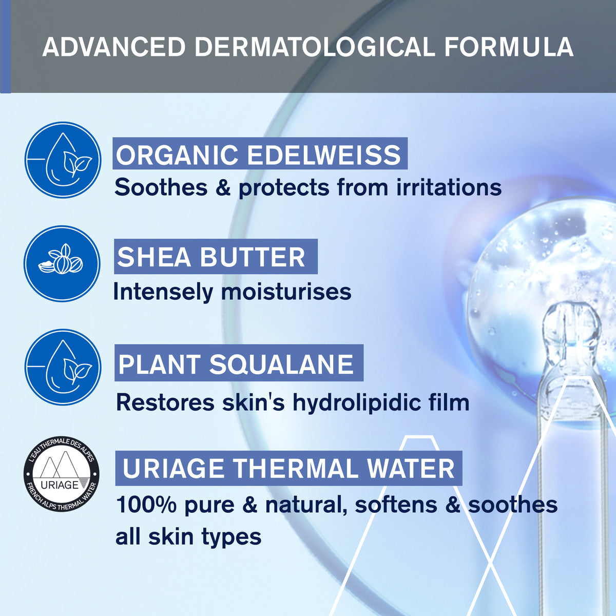 Uriage Baby 1st Moisturize Cream Dermatological formula