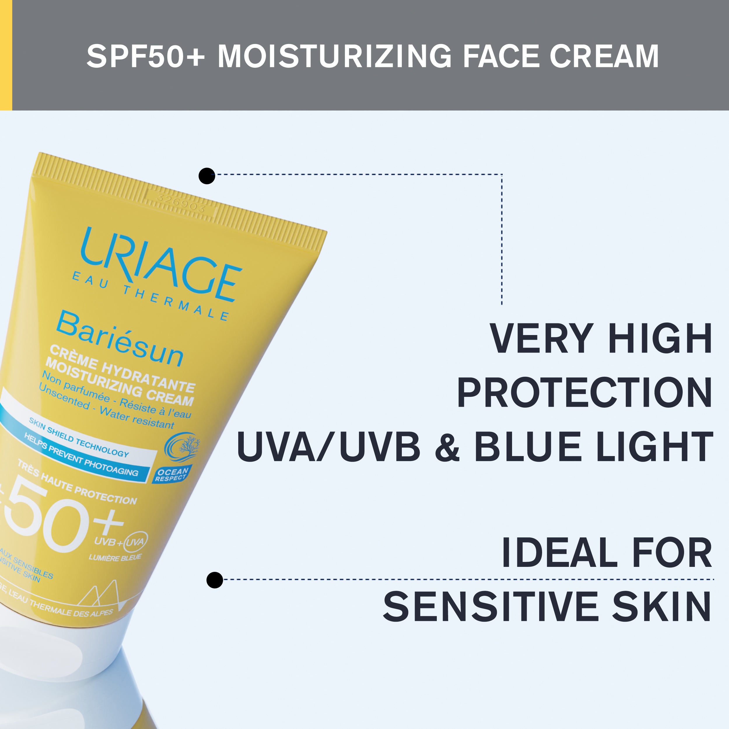 Uriage Bariésun Fragrance-Free Cream SPF50+ 50ml