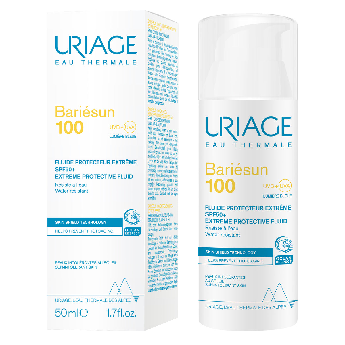 Uriage Bariesun100 Extreme Protective Fluid SPF50+ Box