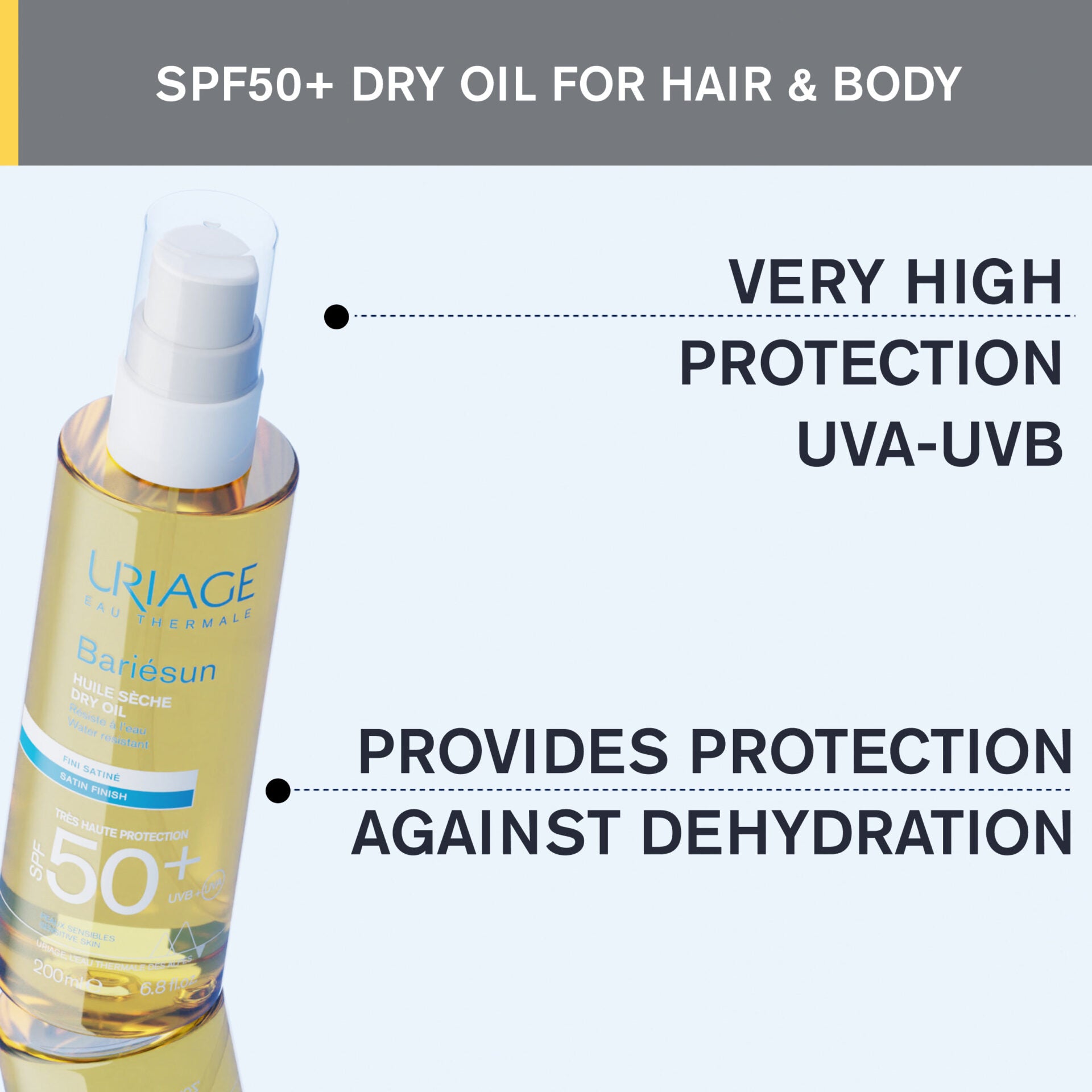 Uriage Bariesun Dry Oil Spf50+ 200ml