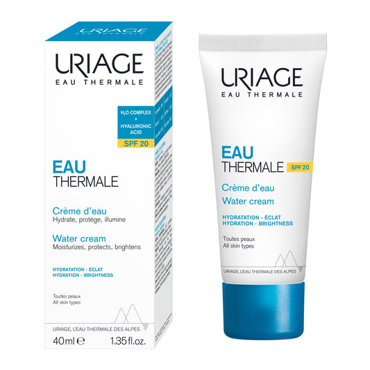 Uriage Eau Thermale Water Cream SPF20 40ml Product Packaging