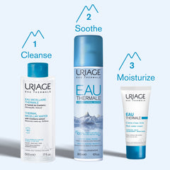 Uriage Thermal Micellar Water Normal to Dry Skin 500ml Combo