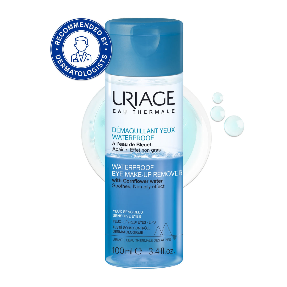 Uriage Waterproof Eye Make Up Remover 100ml