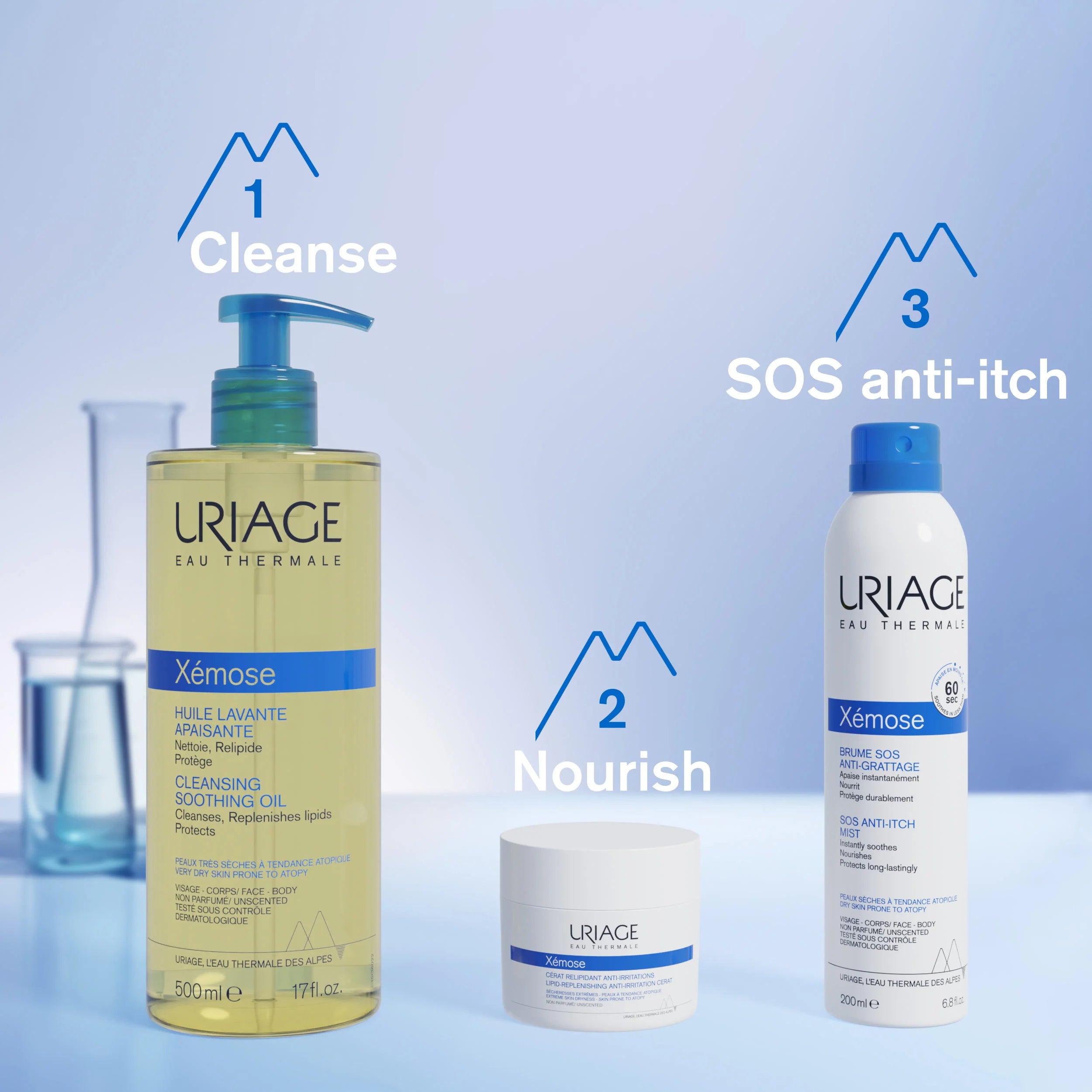 Uriage Xémose Lipid-Replenishing Anti-Irritation Cerat 200ml