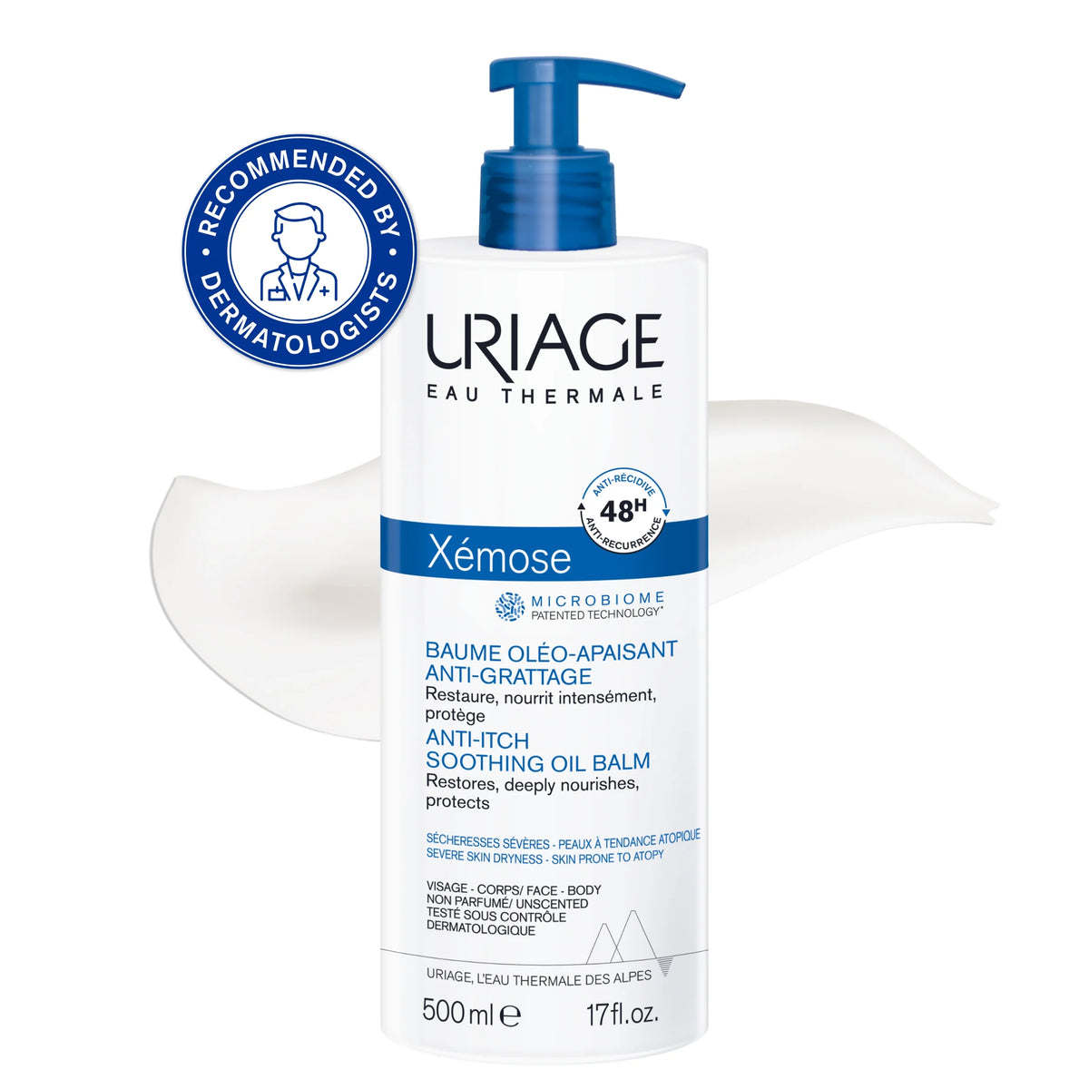 Uriage Xémose Anti-Itch Soothing Oil Balm 500ml