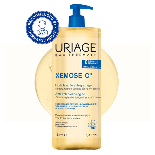 Uriage Xémose C8+ Anti-Itch Cleansing Oil 1L – Gentle Cleanser