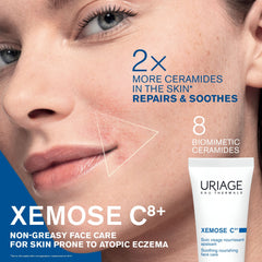 Uriage Xemose C8+ Soothing Nourishing Face Care 40ml – Eczema & Dry Skin Relief