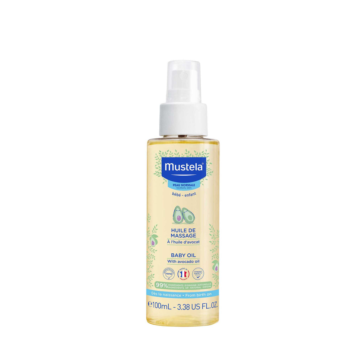 Mustela Baby Massage Oil 100ml