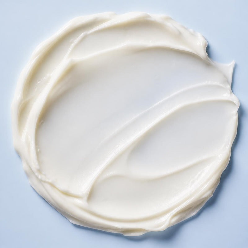 Silky ivory eye cream texture