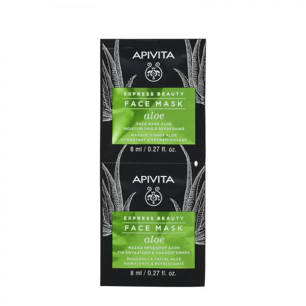 Apivita Aloe Face-Mask 2X8ml